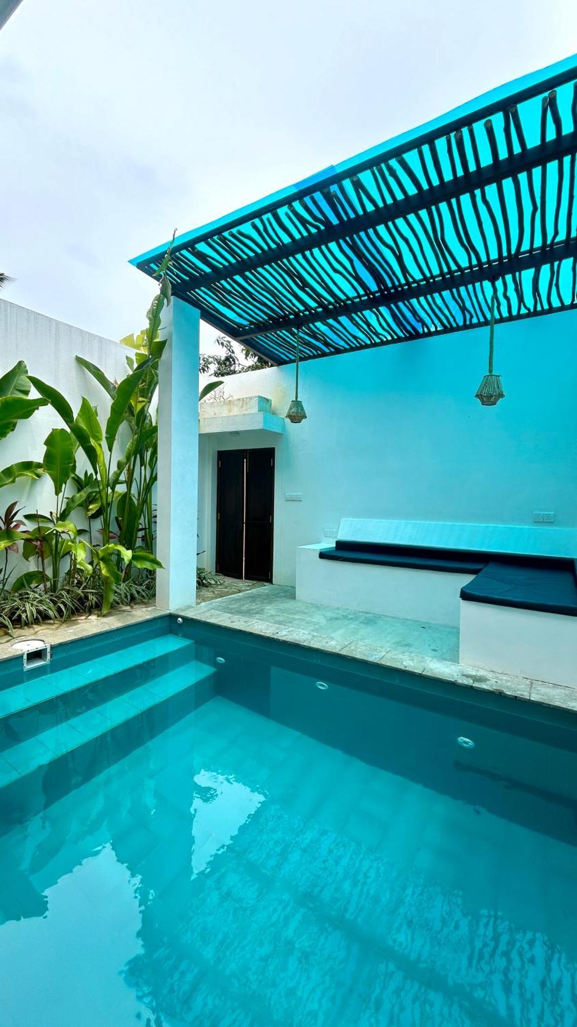 Private Pool Cabanas Ac - Angam Villas Hikkaduwa Ngoại thất bức ảnh