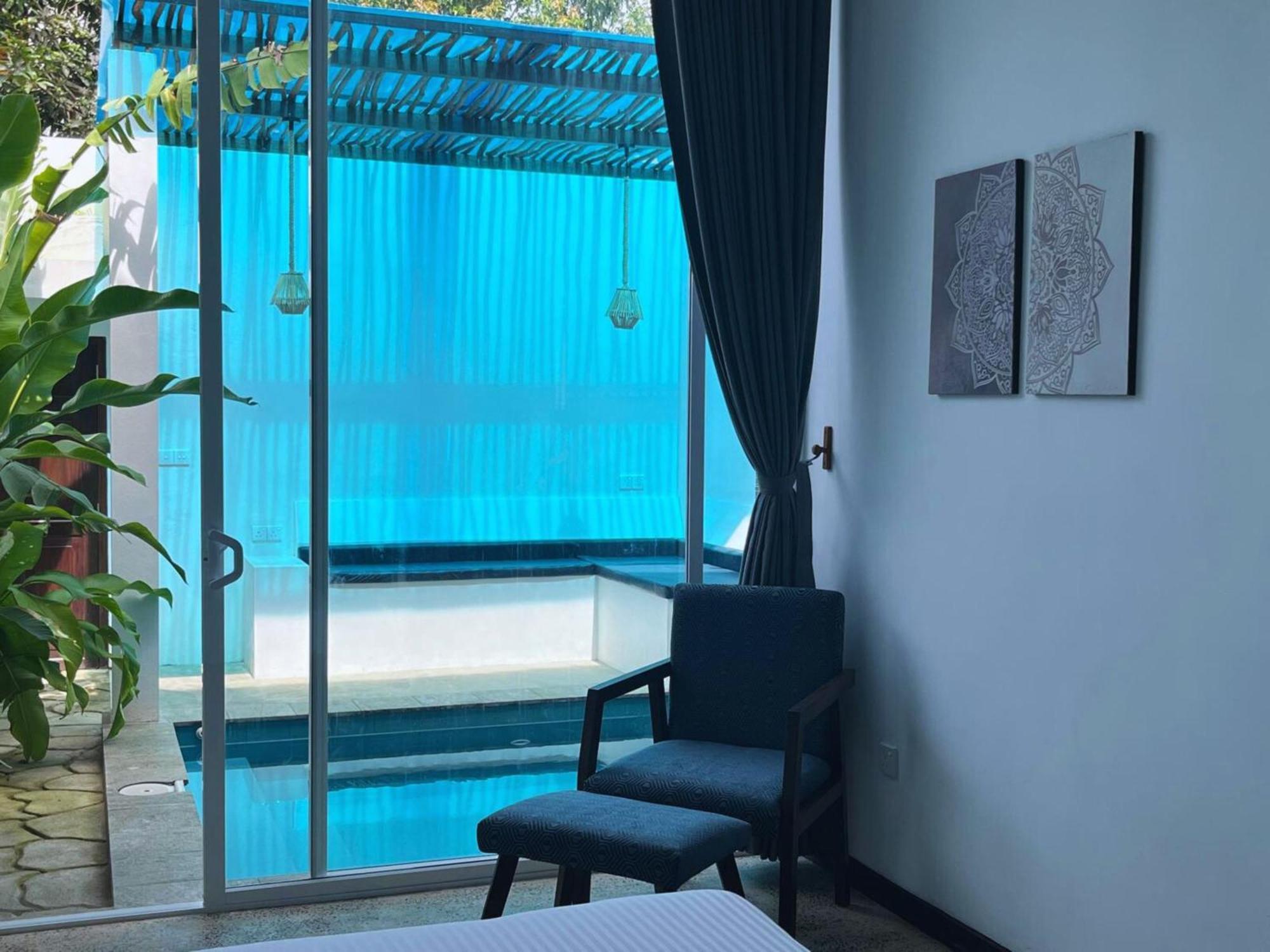 Private Pool Cabanas Ac - Angam Villas Hikkaduwa Ngoại thất bức ảnh